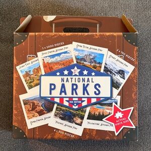 National Parks USA Edition Jigsaw Puzzle Set of 7 Puzzles Professor Puzzle